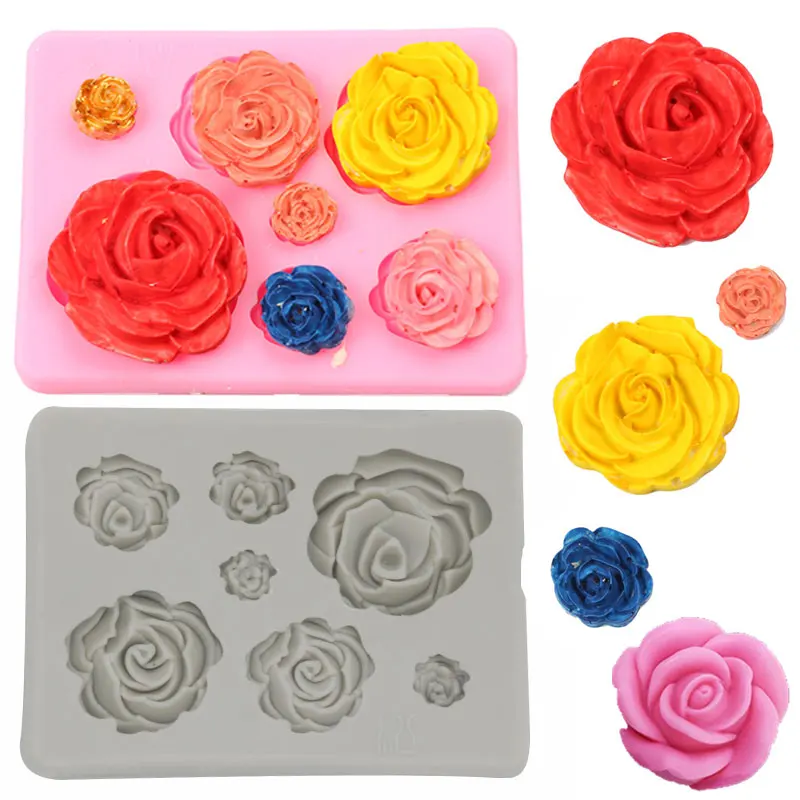 Rose Flower Silicone Molds Polymer Resin Clay Mold for Party Baking Wedding DIY Jewelry Making Tool Crystal Epoxy Mold Findings
Rose Flower Silicone Molds Polymer Resin Clay Mold for Party Baking Wedding DIY Jewelry Making Tool Crystal Epoxy Mold Findings