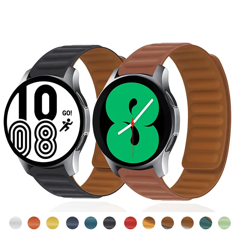 20mm 22mm Watchband For Samsung Galaxy Watch 4 classic 46mm 42mm Strap Smartwatch Silicone Magnetic Bracelet Galaxy 44mm 40mm
20mm 22mm Watchband For Samsung Galaxy Watch 4 classic 46mm 42mm Strap Smartwatch Silicone Magnetic Bracelet Galaxy 44mm 40mm