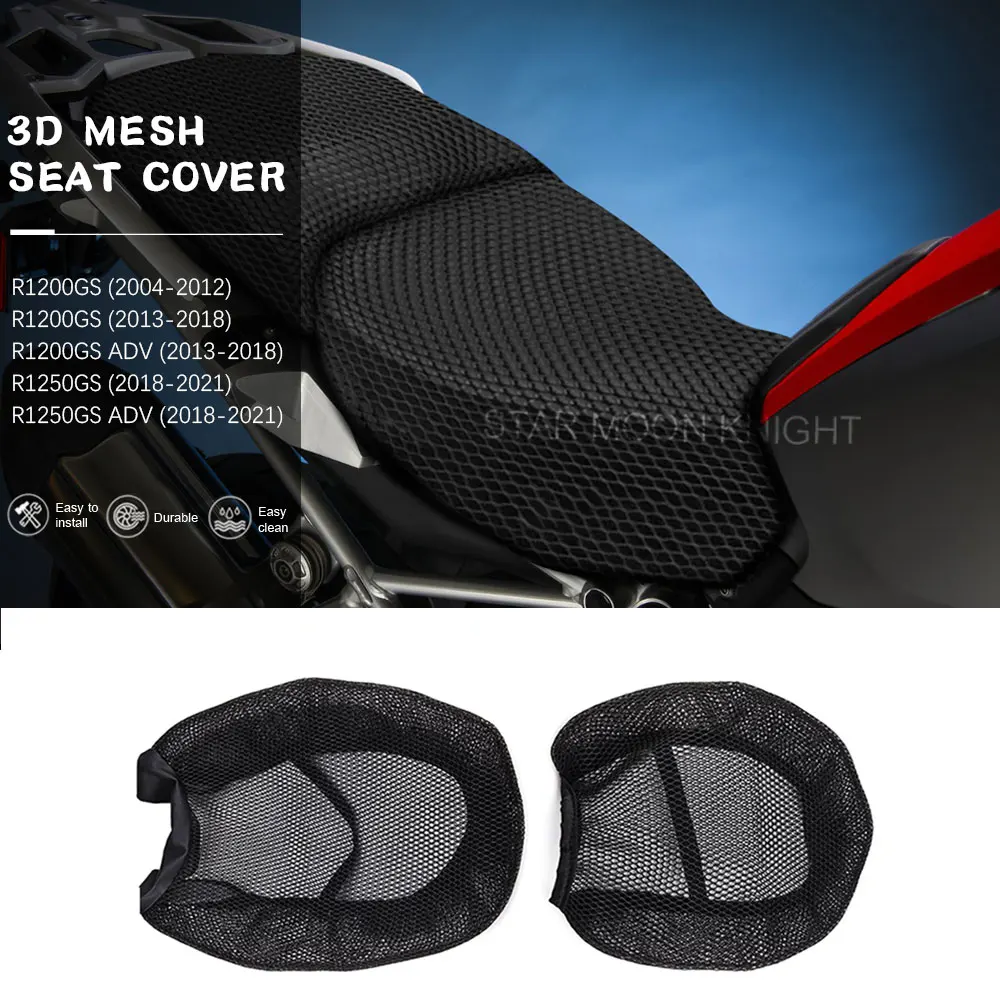 Motorcycle Cushion Seat Cover For BMW R1200GS R 1200 GS LC R1250GS ADV Adventure gs 1250 1200 Anti-Slip 3D Breathable Seat Cover
Motorcycle Cushion Seat Cover For BMW R1200GS R 1200 GS LC R1250GS ADV Adventure gs 1250 1200 Anti-Slip 3D Breathable Seat Cover