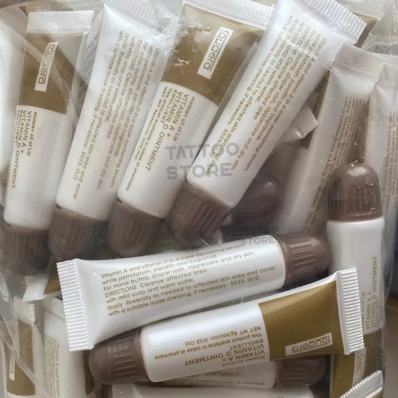 100Pcs Tattoo Vitamin A D Gel Aftercare Cream Gel Healing PMU Anti-Scar Repairing Cream for Eyebrow Lip Tattoo Accessories
100Pcs Tattoo Vitamin A D Gel Aftercare Cream Gel Healing PMU Anti-Scar Repairing Cream for Eyebrow Lip Tattoo Accessories