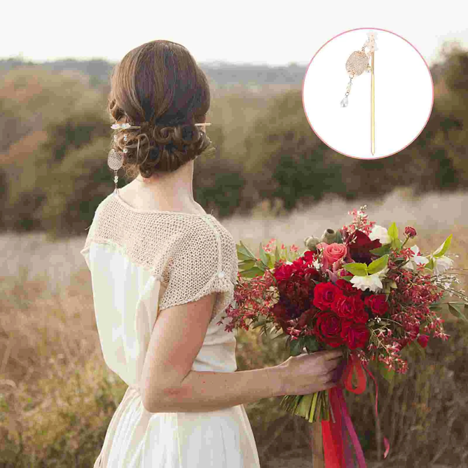 Ancient Style Hairpin Floral Hair Bun Holder Flower Tassel Hair Chopstick
Ancient Style Hairpin Floral Hair Bun Holder Flower Tassel Hair Chopstick