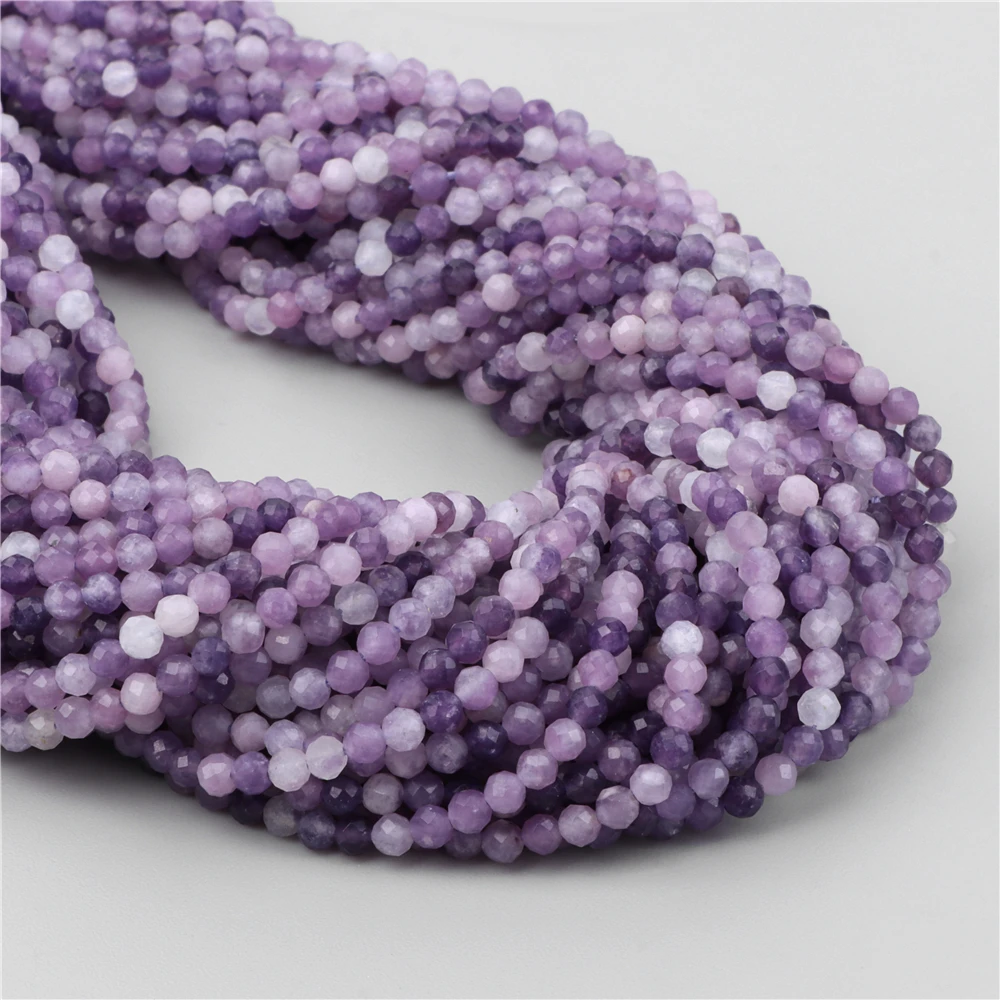 2023 New 2 3 4 MM Natural Stone Beads Small Cutting Curface Purple Mica for JWomen Jewelry Making Handmade Bracelet Supplies
2023 New 2 3 4 MM Natural Stone Beads Small Cutting Curface Purple Mica for JWomen Jewelry Making Handmade Bracelet Supplies