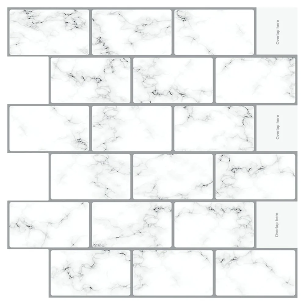 White Home Decor Tile Stickers Marble Peel Floor Self Adhesive Wall DIY Decals Ceramic Decorative Self-adhesive
White Home Decor Tile Stickers Marble Peel Floor Self Adhesive Wall DIY Decals Ceramic Decorative Self-adhesive