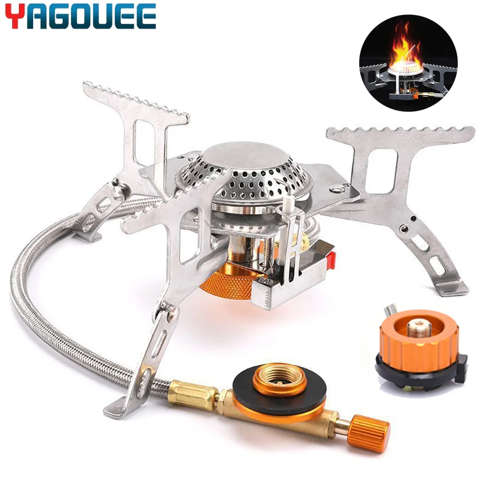 Portable Camping Gas Stove Windproof Outdoor Folding Gas Stove Powerful Fire Extractor Cookware Picnic Supplies Equipped Stove
Portable Camping Gas Stove Windproof Outdoor Folding Gas Stove Powerful Fire Extractor Cookware Picnic Supplies Equipped Stove