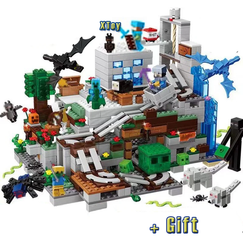 Children Building Blocks City Legoinglys Minecrafted Institutional Cave Spiral Lifting Figures Bricks Gift
Children Building Blocks City Legoinglys Minecrafted Institutional Cave Spiral Lifting Figures Bricks Gift