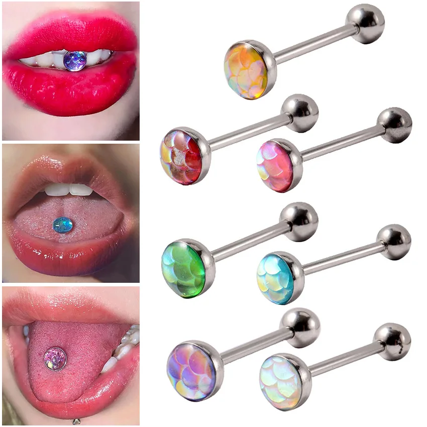 Stainless Steel Fish Scale Gradual Oil Dropping Tongue Nail Scale Fantasy Colorful Human Body Puncture Jewelry
Stainless Steel Fish Scale Gradual Oil Dropping Tongue Nail Scale Fantasy Colorful Human Body Puncture Jewelry
