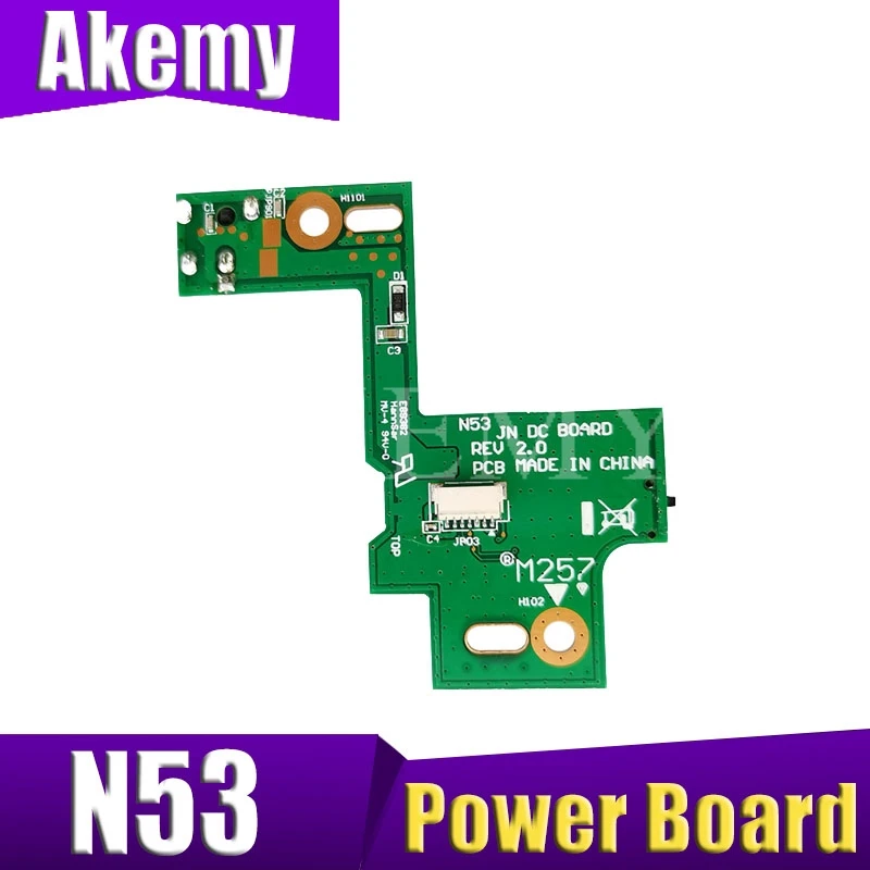 XinKaidi NEW FOR ASUS N53SV N53 N53S N53J N53TA N53TK N53SM N53DA N53SL N53SN N53JG N53JN N53JF N53JQ DC POWER JACK SWITCH BOARD
XinKaidi NEW FOR ASUS N53SV N53 N53S N53J N53TA N53TK N53SM N53DA N53SL N53SN N53JG N53JN N53JF N53JQ DC POWER JACK SWITCH BOARD