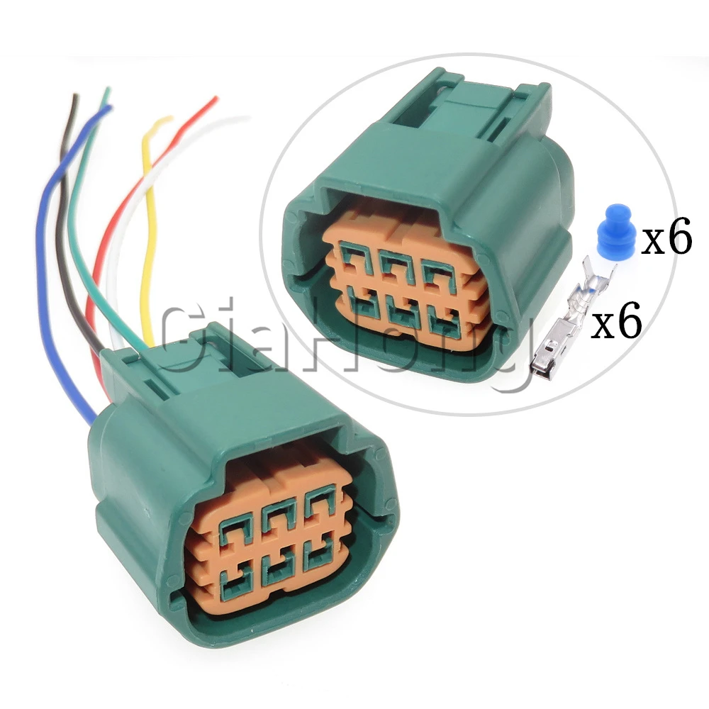 1 Set 6 Ways 6189-0766 6189-1102 Auto Electronic Throttle Valve Plug For Nissan TEANA X-TRAIL Car Cable Socket
1 Set 6 Ways 6189-0766 6189-1102 Auto Electronic Throttle Valve Plug For Nissan TEANA X-TRAIL Car Cable Socket