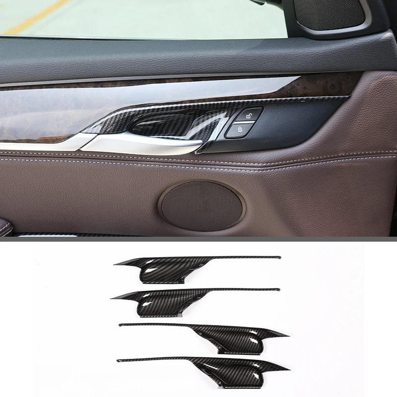 4 шт. для BMW X5 X6 F15 F16 2014 2015 2016 2017 2018 углеродное волокно ABS Внутренняя дверь чаша крышка отделка Аксессуары
4 шт. для BMW X5 X6 F15 F16 2014 2015 2016 2017 2018 углеродное волокно ABS Внутренняя дверь чаша крышка отделка Аксессуары