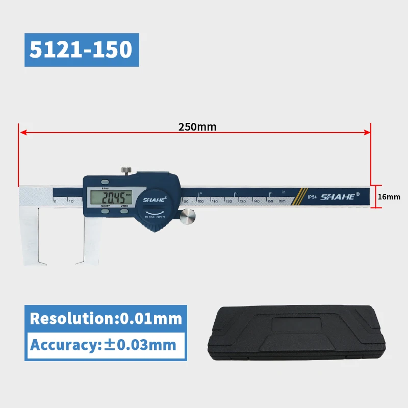 Цифровой штангенциркуль SHAHE 0-200 мм
Цифровой штангенциркуль SHAHE 0-200 мм