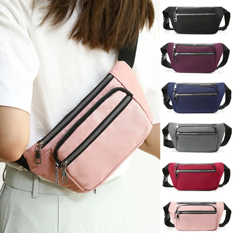 Fashion Oxford Cloth Waist Bag Zipper Chest Bag Sport Travel Girl Belly Pocket Hip Bum Bag Fashion Phone Fanny Pack for Women
Fashion Oxford Cloth Waist Bag Zipper Chest Bag Sport Travel Girl Belly Pocket Hip Bum Bag Fashion Phone Fanny Pack for Women