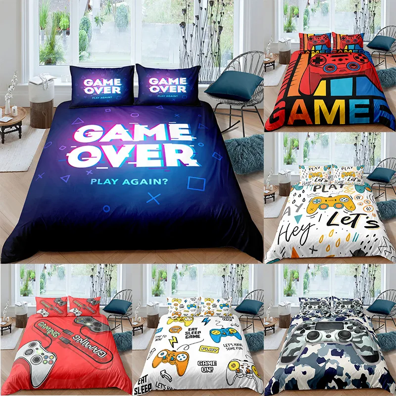Yongth Gamepad Cartoons Bedding Set Queen King Size Duvet Cover Creative Comforter Bed Cover Set Housse De Couette Bedclothes
Yongth Gamepad Cartoons Bedding Set Queen King Size Duvet Cover Creative Comforter Bed Cover Set Housse De Couette Bedclothes