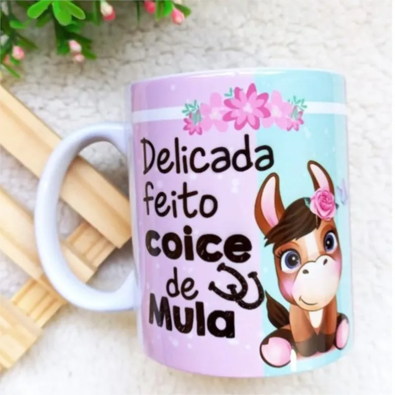11OZ Cups and Mugs Kitchen Bar Supplies Drinkware Cup Ceramics Holiday Gift Funny Donkey Pattern Mug for Coffee Drinking Glasses
11OZ Cups and Mugs Kitchen Bar Supplies Drinkware Cup Ceramics Holiday Gift Funny Donkey Pattern Mug for Coffee Drinking Glasses