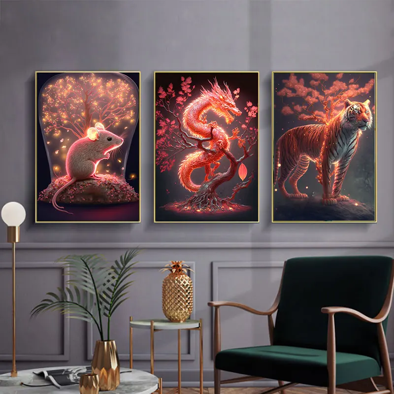 5D DIY Diamond Painting Abstract Animals Zodiac Series Embroidery Mosaic Crafts Pictures Full Drill Cross Stitch Kits Home Decor
5D DIY Diamond Painting Abstract Animals Zodiac Series Embroidery Mosaic Crafts Pictures Full Drill Cross Stitch Kits Home Decor