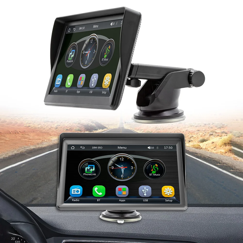 

7" Car MP5 FM Radio Stereo Portable Wireless Carplay Auto Video BT MP5 Player Car Electronics Video Players Multimedia Bluetooth