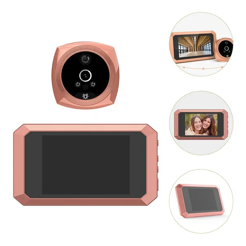 Doorbell Camera Peephole Video Monitor Intercomnight Door Cat Eye Wired Vision Ring Wirelessscreen Motion Detection
Doorbell Camera Peephole Video Monitor Intercomnight Door Cat Eye Wired Vision Ring Wirelessscreen Motion Detection