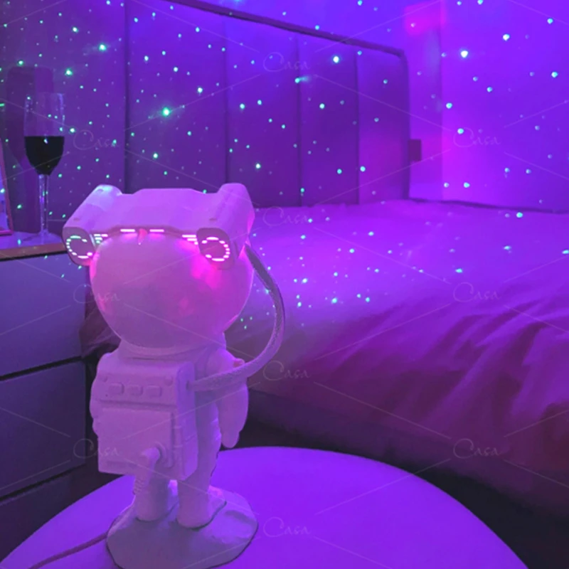 Star projection lamp room creative astronaut bedroom bedside atmosphere spaceman night light atmosphere lamp
Star projection lamp room creative astronaut bedroom bedside atmosphere spaceman night light atmosphere lamp