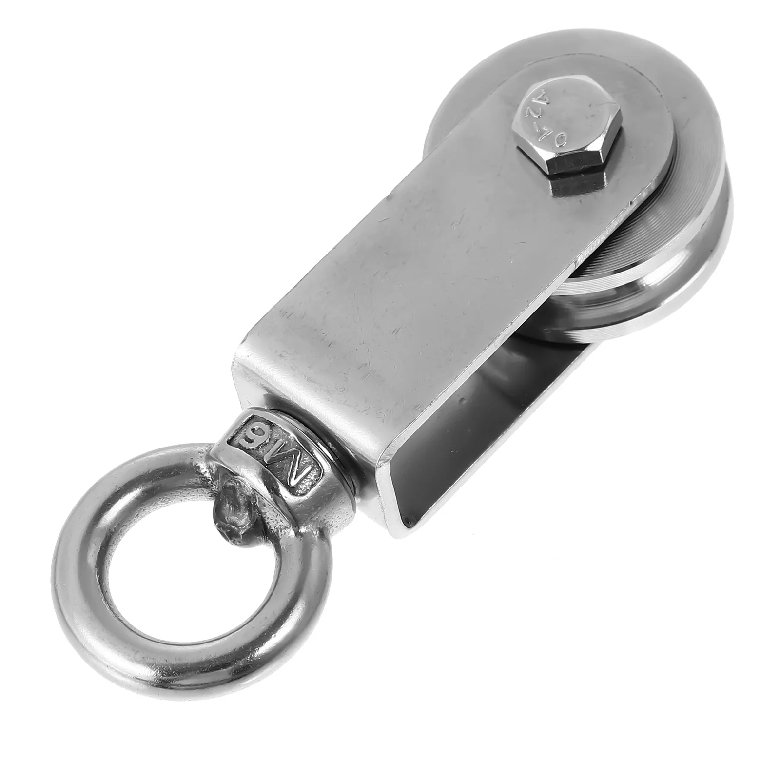Ring Pulley Ladder Lift Single Wheel Practical DIY Stainless Steel Rust-proof Cable Sturdy Hoist Pulleys for rope
Ring Pulley Ladder Lift Single Wheel Practical DIY Stainless Steel Rust-proof Cable Sturdy Hoist Pulleys for rope