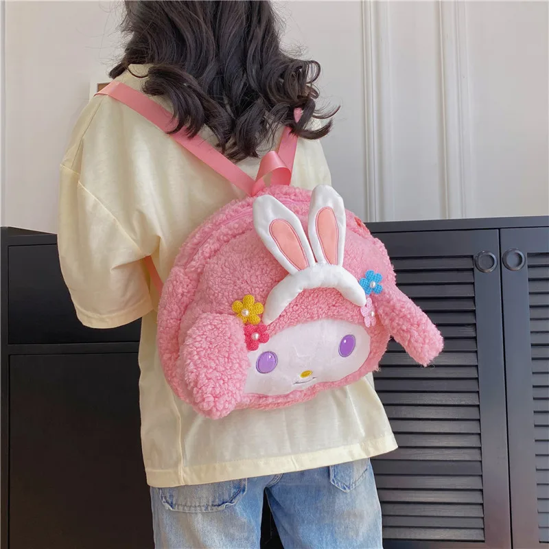 Плюшевый Рюкзак Sanrio Melody, пуриновый рюкзак, сумка для куклы Kitty, аниме, мягкая игрушка, милый рюкзак для девочки, детский подарок
Плюшевый Рюкзак Sanrio Melody, пуриновый рюкзак, сумка для куклы Kitty, аниме, мягкая игрушка, милый рюкзак для девочки, детский подарок
