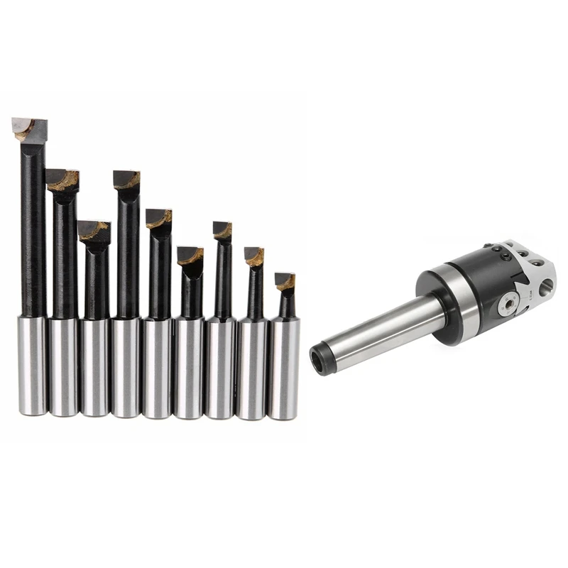 2 Set Boring Bar Set For Lathe Milling Tool: 1 Set Hard Alloy Shank Boring Bar Set 12Mm For 2 Inch 50Mm Boring Head & 1 Set 50Mm
2 Set Boring Bar Set For Lathe Milling Tool: 1 Set Hard Alloy Shank Boring Bar Set 12Mm For 2 Inch 50Mm Boring Head & 1 Set 50Mm