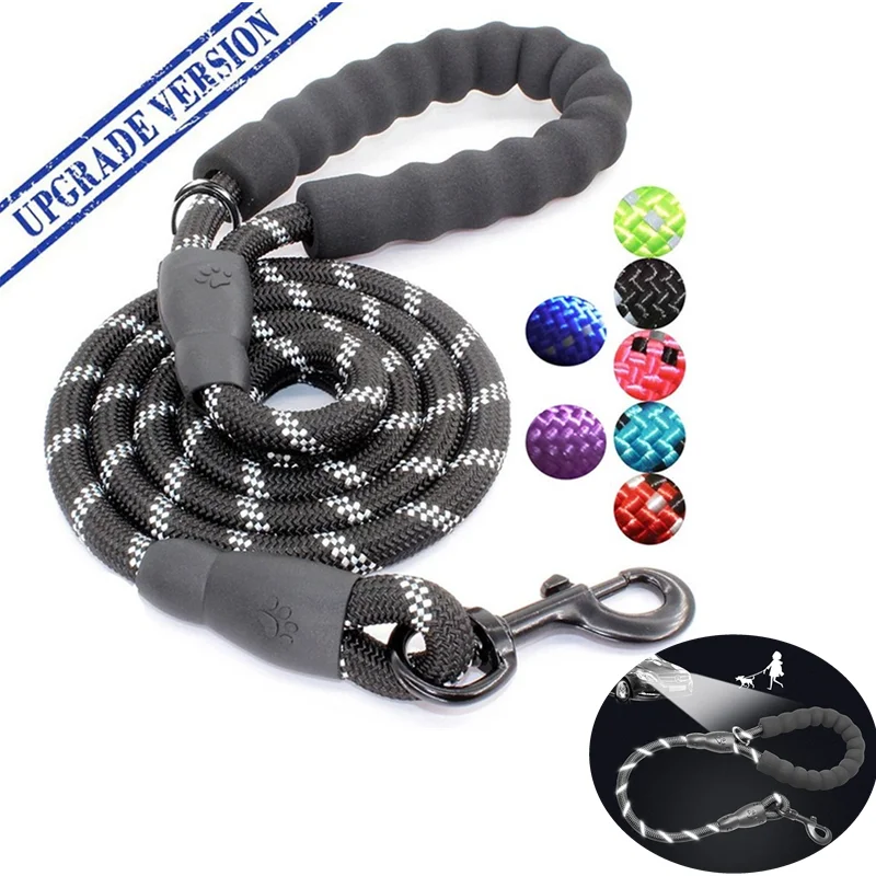 Training Reflective Strong Dog Leash with Comfortable Padded Handle Pet Traction Rope Great for Small Medium and Large Dogs
Training Reflective Strong Dog Leash with Comfortable Padded Handle Pet Traction Rope Great for Small Medium and Large Dogs