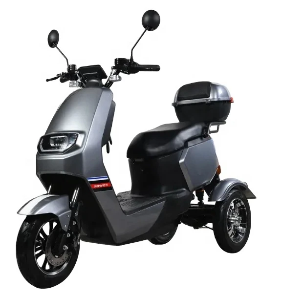 

2023 cheap Chinese 3 Wheels Adults 650w electric scooter tricycle e motos scooters for 2 people