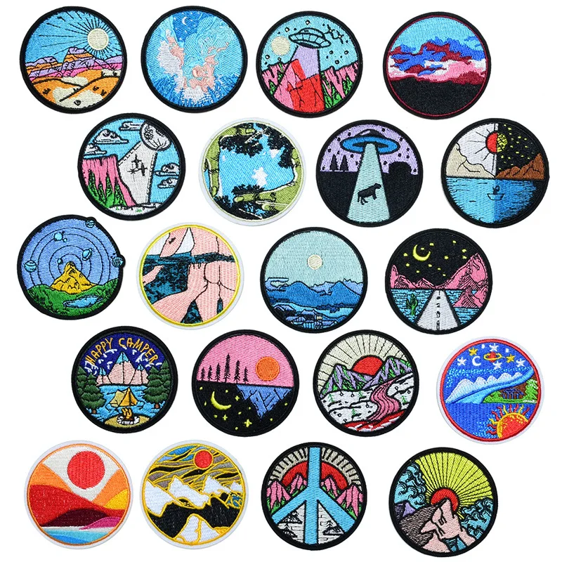 20 Style Scenery Embroidery Appliques Fusible Clothing Patch DIY Thermo Adhesive Patches Sewing Iron On For Bag Jeans Decoration
20 Style Scenery Embroidery Appliques Fusible Clothing Patch DIY Thermo Adhesive Patches Sewing Iron On For Bag Jeans Decoration