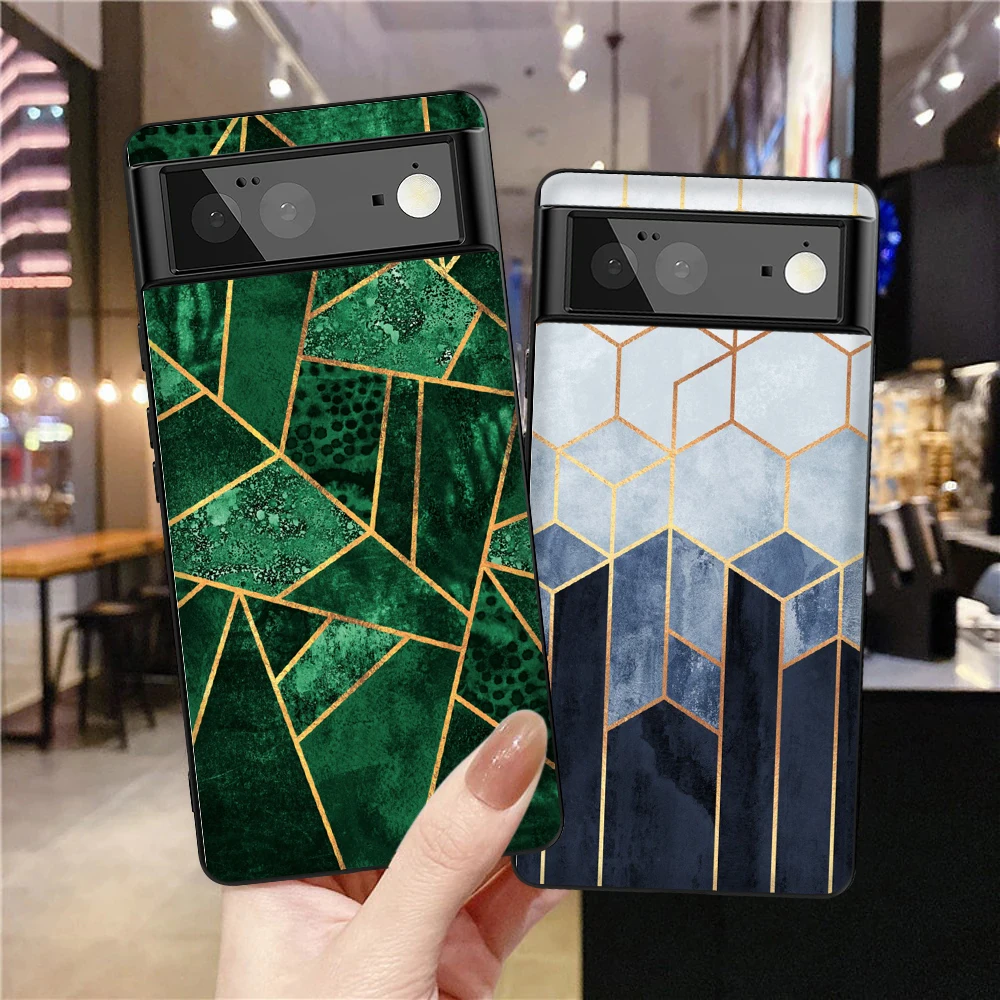 Geometric Marble Fundas Case for Google Pixel 7Pro 7 6a 6 6Pro 4XL 4 4a 2 2XL 3 3XL 3a 3aXL 5 5a 5G Soft TPU Protection Shell
Geometric Marble Fundas Case for Google Pixel 7Pro 7 6a 6 6Pro 4XL 4 4a 2 2XL 3 3XL 3a 3aXL 5 5a 5G Soft TPU Protection Shell