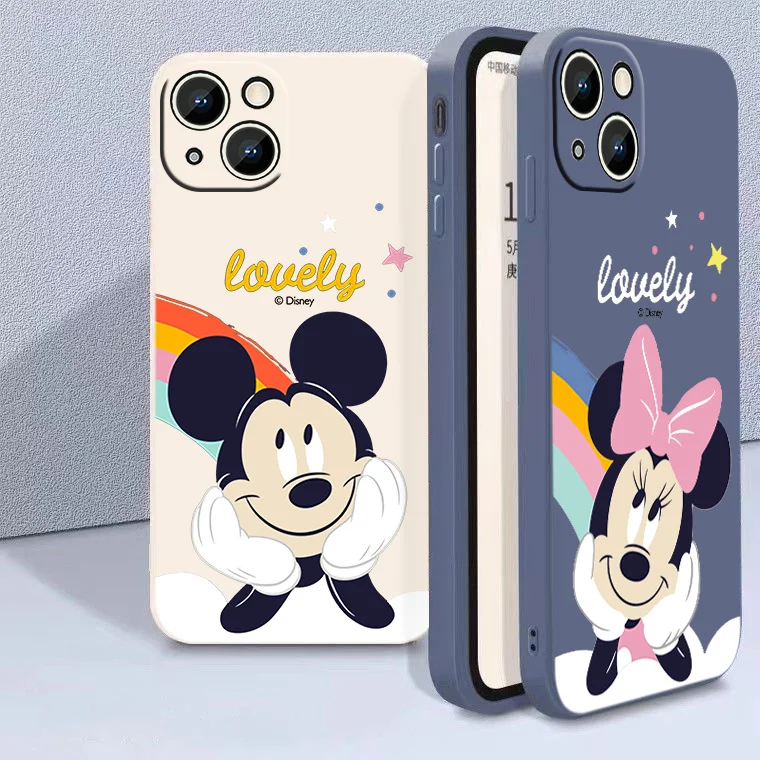 Mickey Love Minnie Disney Phone Case For Apple iPhone 14 13 12 11 mini XS XR X Pro Max 8 7 6S 6 Plus Liquid Rope Cover
Mickey Love Minnie Disney Phone Case For Apple iPhone 14 13 12 11 mini XS XR X Pro Max 8 7 6S 6 Plus Liquid Rope Cover