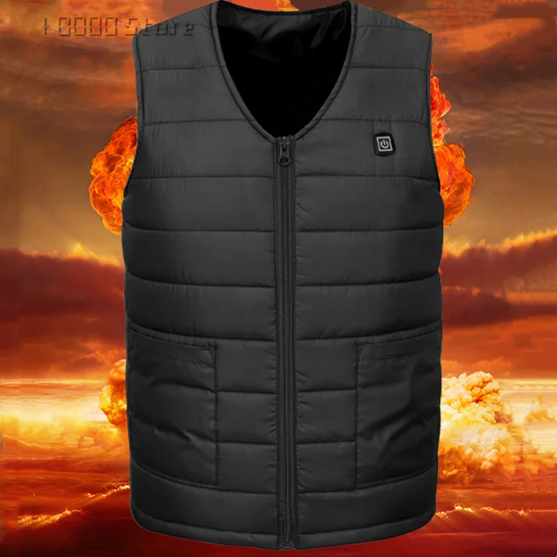 Plus Size 10 Area Heating Vest Men/Women V-neck USB Heated Vest Smart Control Temperature Heating Jacket Coat Winter Hunting
Plus Size 10 Area Heating Vest Men/Women V-neck USB Heated Vest Smart Control Temperature Heating Jacket Coat Winter Hunting