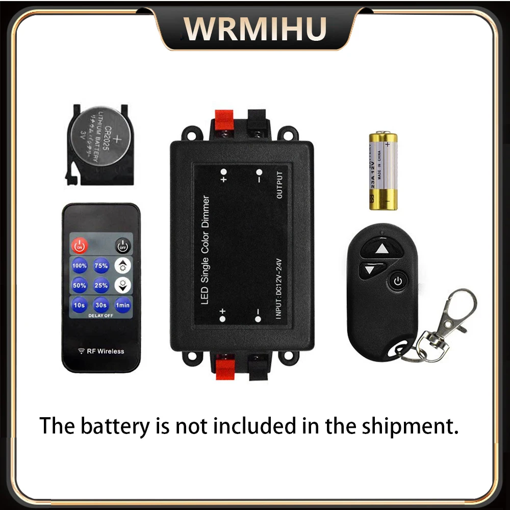 DC12V 24V RF 3Keys 11Keys 8A Plastic shell Dimmer Controller For SMD5050 3528 2835 Single Color LED Strip Light Tape Lamp/COB
DC12V 24V RF 3Keys 11Keys 8A Plastic shell Dimmer Controller For SMD5050 3528 2835 Single Color LED Strip Light Tape Lamp/COB