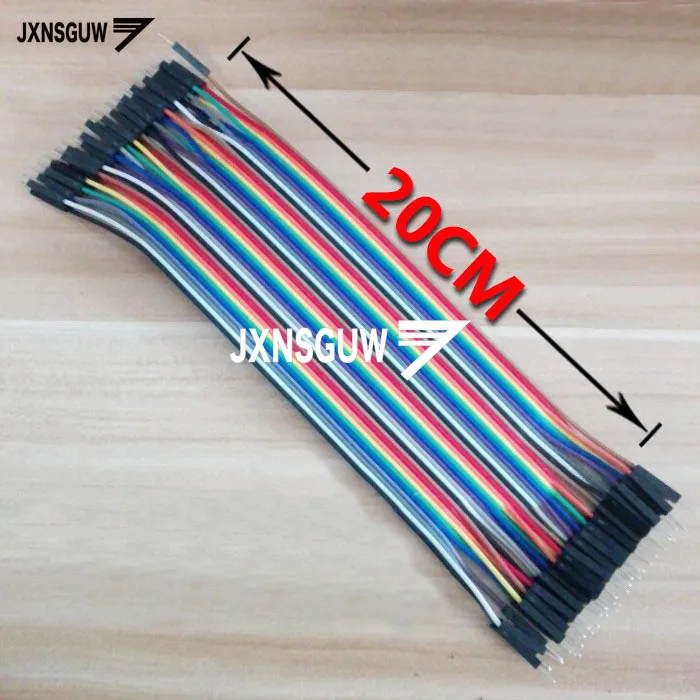 2PCS NEW Original 40P male terminal DuPont line color cable breadboard connection line universal board breadboard line 20CM
2PCS NEW Original 40P male terminal DuPont line color cable breadboard connection line universal board breadboard line 20CM