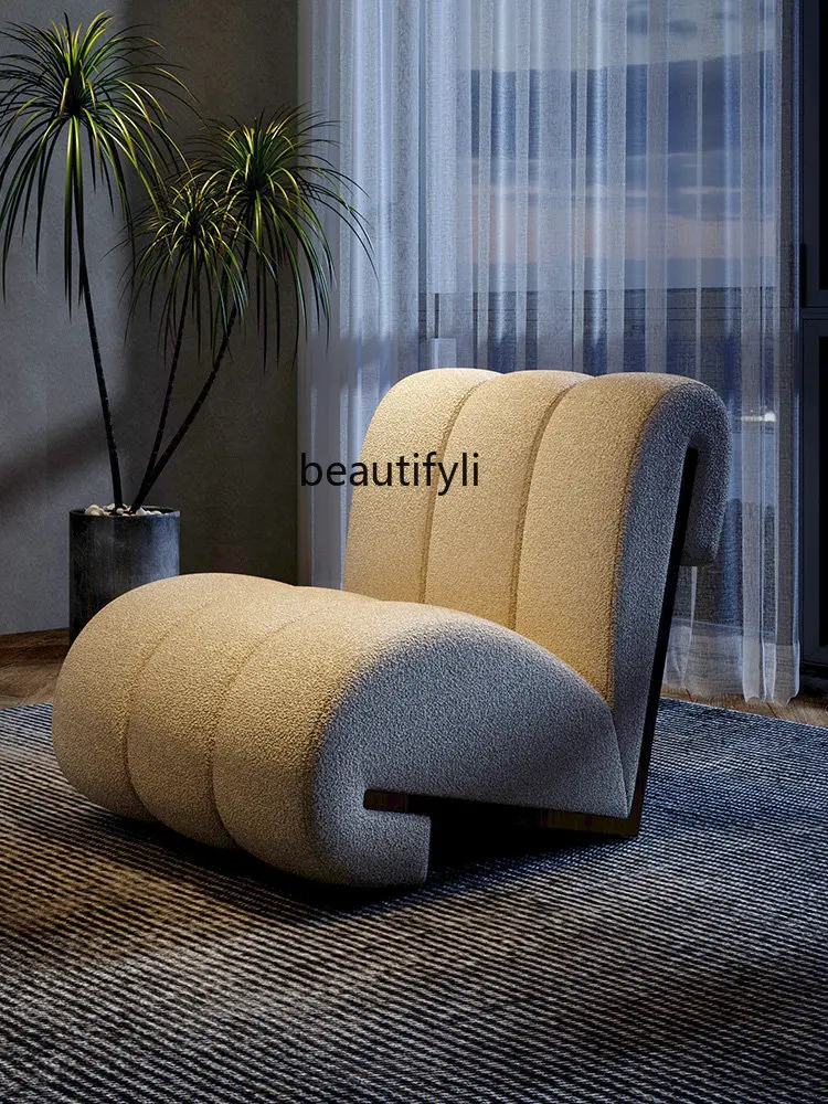 yj Italian Style Light Luxury Single Small Couch Lazy Lambswool Nordic Leisure Chair Home
yj Italian Style Light Luxury Single Small Couch Lazy Lambswool Nordic Leisure Chair Home