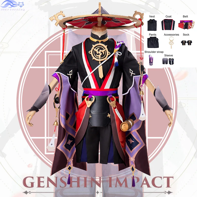 Personalize genshin impacto fatui scaramucci skirmish cosplay traje mulher homem traje san bing conjunto completo de roupas
Personalize genshin impacto fatui scaramucci skirmish cosplay traje mulher homem traje san bing conjunto completo de roupas