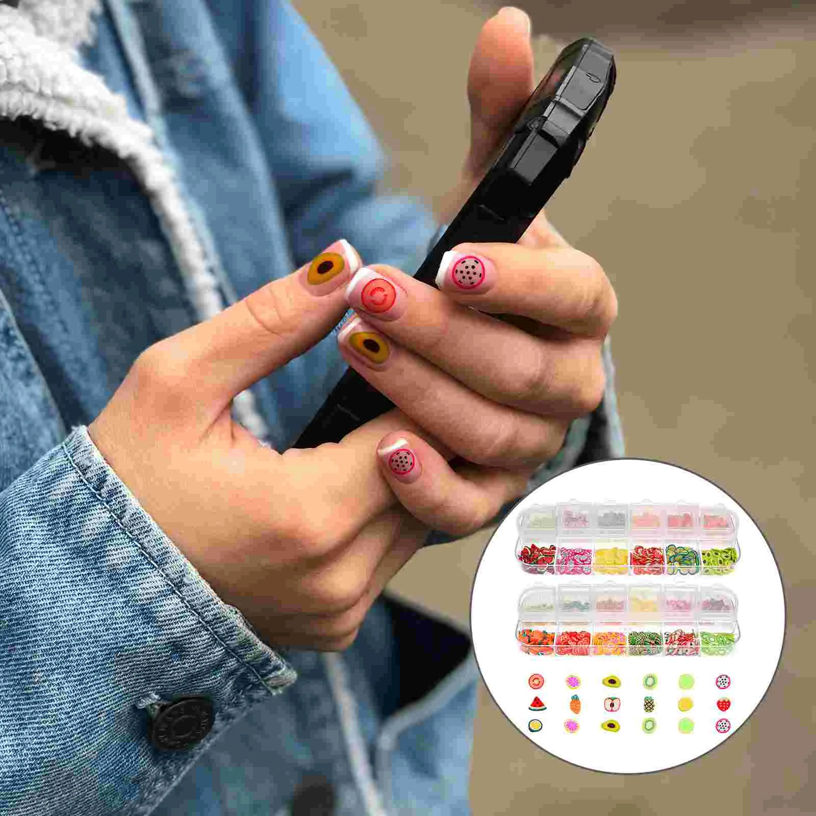 Nail Slices Fruit 3D Polymer Clay Charms Decor Stickers Slice Flowers Sequin Paillette Resin Strawberry Pineapple Scrapbooking
Nail Slices Fruit 3D Polymer Clay Charms Decor Stickers Slice Flowers Sequin Paillette Resin Strawberry Pineapple Scrapbooking
