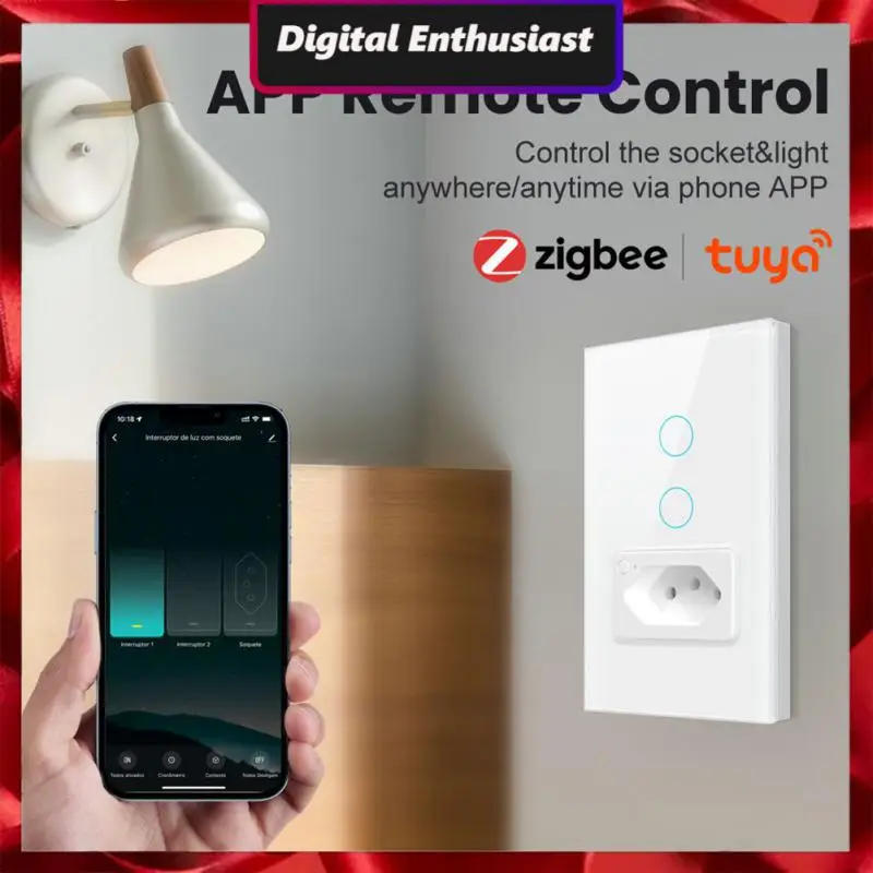Стеклянная панель для умного дома, выключатель Zigbee с дистанционным управлением, настенный выключатель с поддержкой Alexa Google Home
Стеклянная панель для умного дома, выключатель Zigbee с дистанционным управлением, настенный выключатель с поддержкой Alexa Google Home