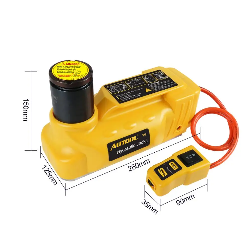 Autool 6 Ton 12V 13228LB Electric Car Jacks Easy Hydraulic Lifting Booster High Auto Disassembly Tire Replace Repair Quick Lift
Autool 6 Ton 12V 13228LB Electric Car Jacks Easy Hydraulic Lifting Booster High Auto Disassembly Tire Replace Repair Quick Lift