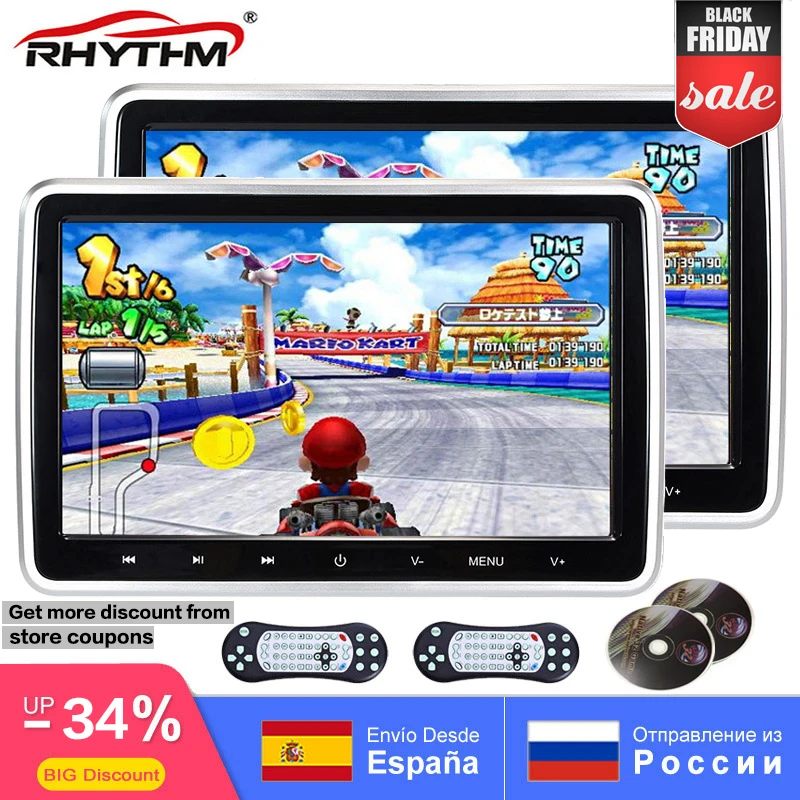 2x10,1 дюймовый автомобильный DVD монитор подголовника видеоплеер 1024x600 HD цифровой экран сенсорная кнопка игровой пульт дистанционного управле...
2x10,1 дюймовый автомобильный DVD монитор подголовника видеоплеер 1024x600 HD цифровой экран сенсорная кнопка игровой пульт дистанционного управле...