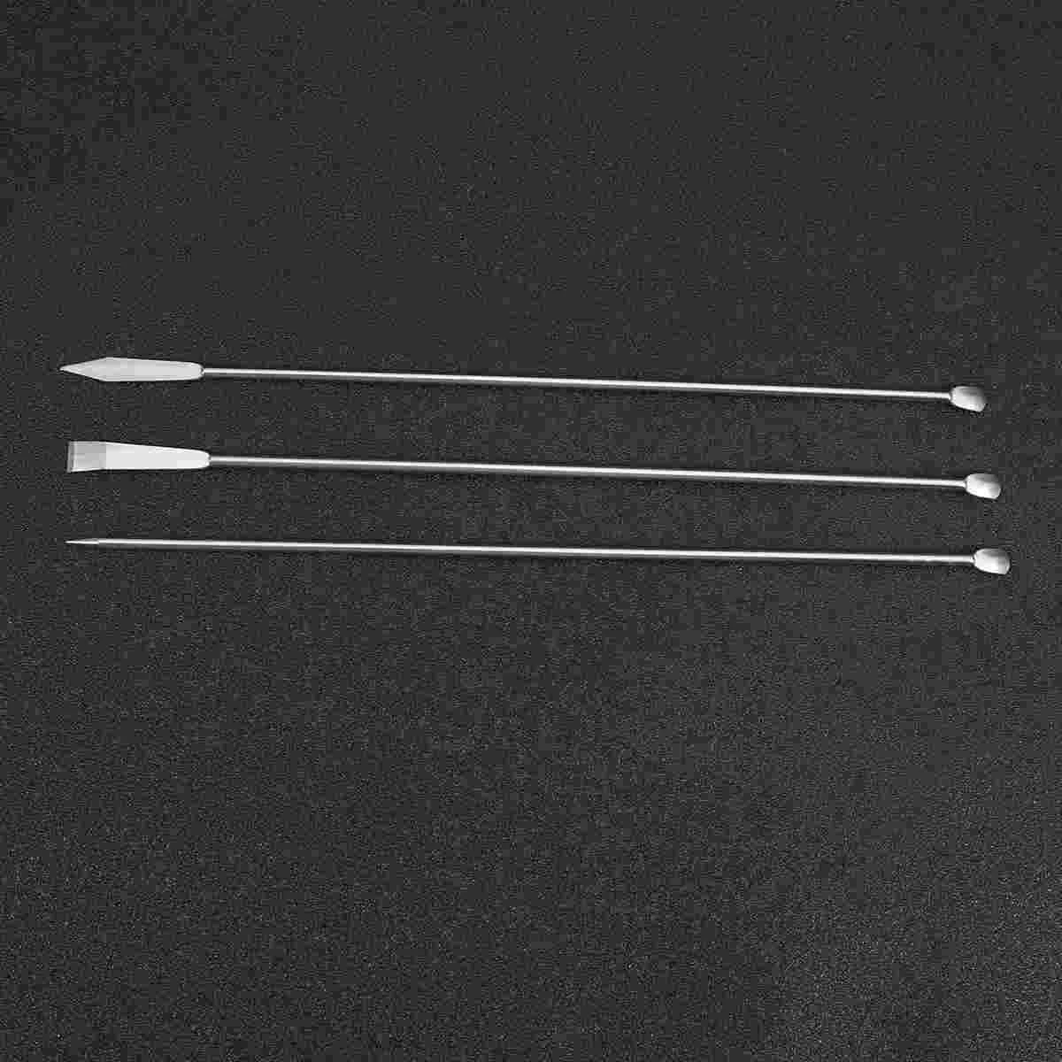 3pcs Stainless Steel Laboratory Spoons Stainless Steel Sampling Spoons Micro Laboratory Spoon Microspoon Spatula
3pcs Stainless Steel Laboratory Spoons Stainless Steel Sampling Spoons Micro Laboratory Spoon Microspoon Spatula