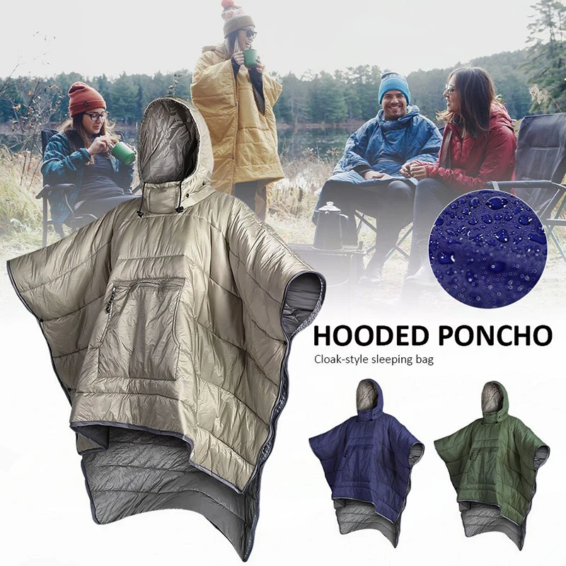 NEW Sleeping Bag Cloak Style Unisex Waterproof Portable Outdoor Camping Warm Lazy Sleeping Quilt Winter Travel Poncho
NEW Sleeping Bag Cloak Style Unisex Waterproof Portable Outdoor Camping Warm Lazy Sleeping Quilt Winter Travel Poncho