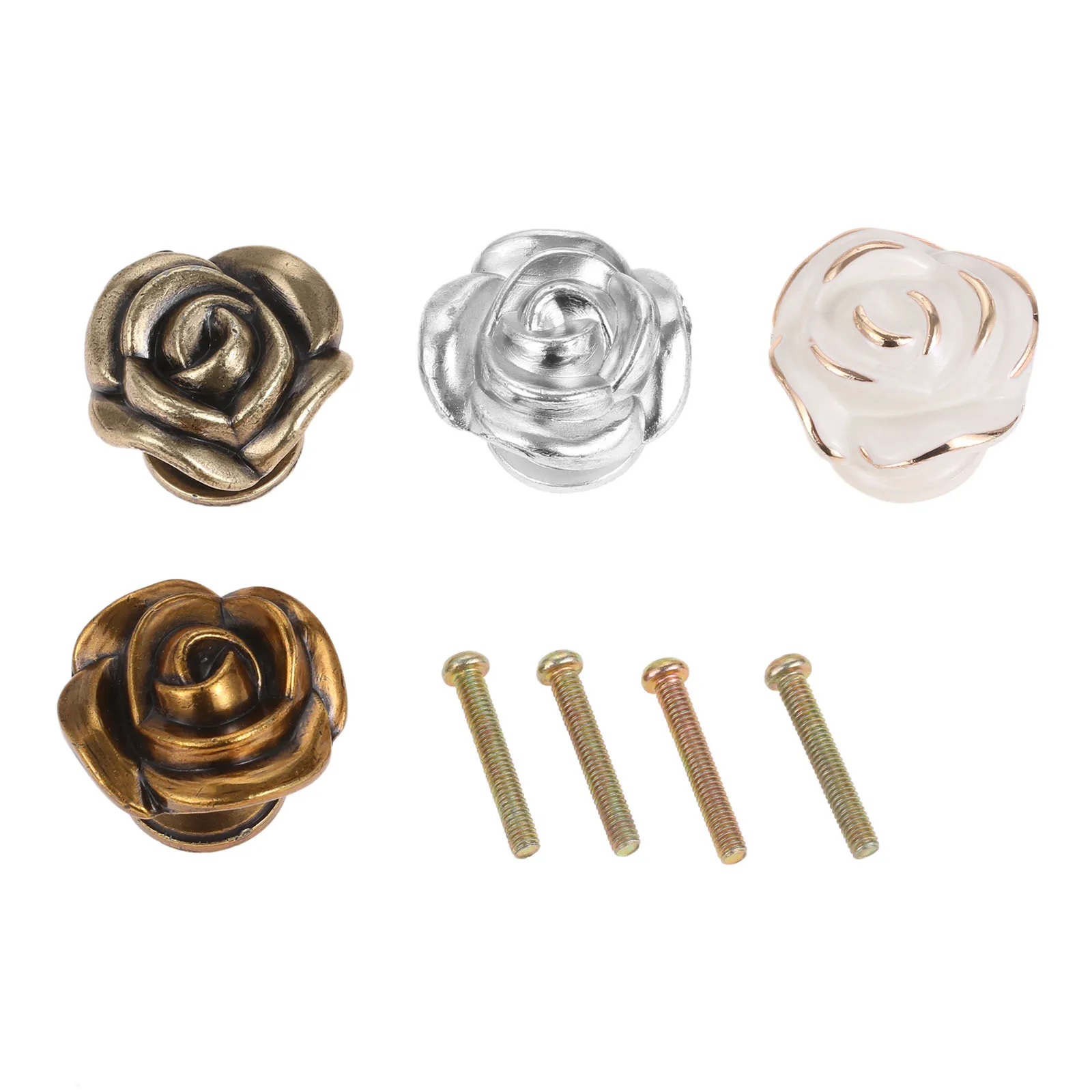 1Pc Zinc Alloy Knob single Hole Rose Shape Knobs For Cupboard Wardrobe Shoe Cabinet Drawer Furniture Hardware Home Decor Durable
1Pc Zinc Alloy Knob single Hole Rose Shape Knobs For Cupboard Wardrobe Shoe Cabinet Drawer Furniture Hardware Home Decor Durable