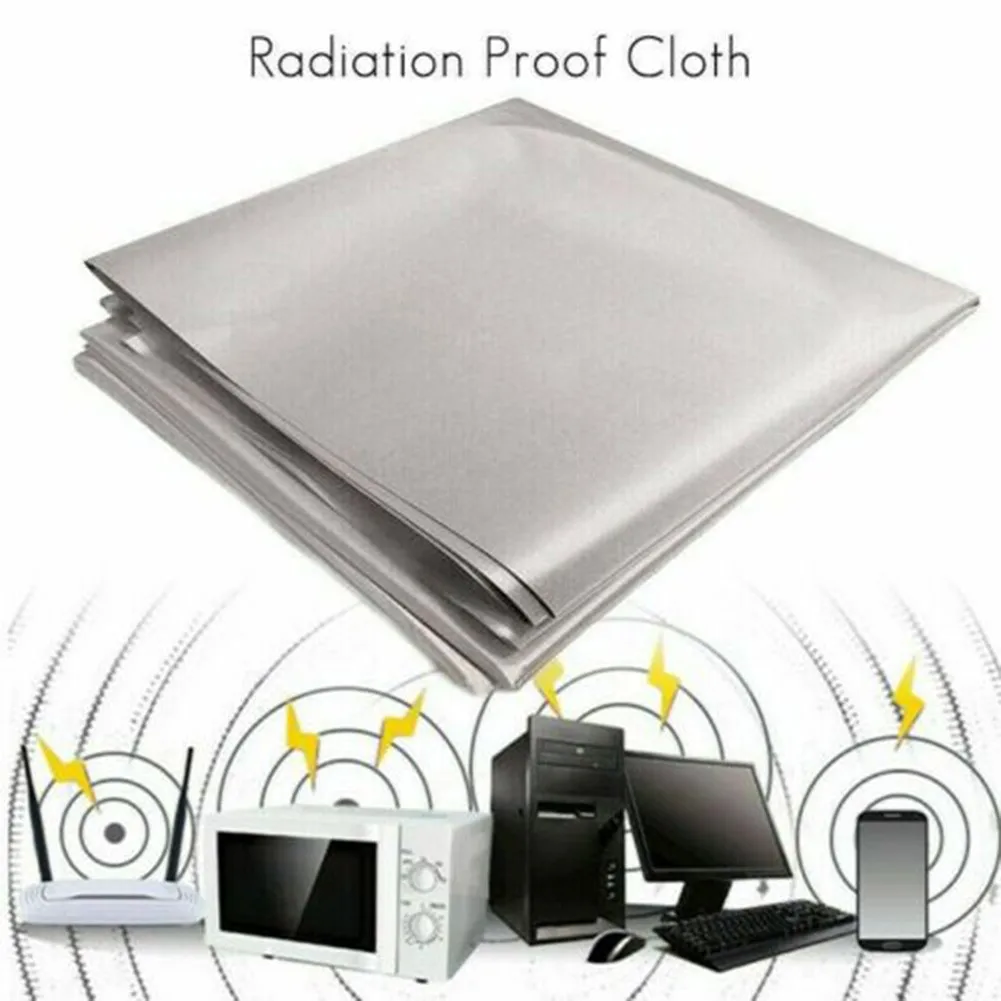 200*110cm Faraday RFID Shielding Fabric Block WiFi/RF Anti-radiation Conductive Copper/Nickel EMF Protection Cloth Silver Color
200*110cm Faraday RFID Shielding Fabric Block WiFi/RF Anti-radiation Conductive Copper/Nickel EMF Protection Cloth Silver Color