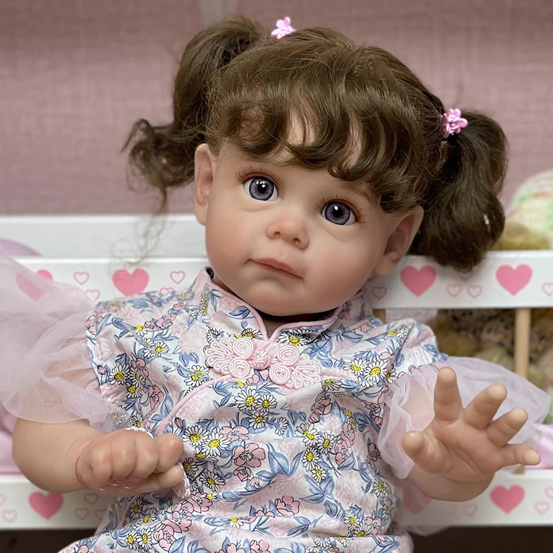 55CM Handmade Lifelike Newborn Baby Doll Painted Bebe Reborn Dolls Boneca Reborn Corpo De Vinyl Girl
55CM Handmade Lifelike Newborn Baby Doll Painted Bebe Reborn Dolls Boneca Reborn Corpo De Vinyl Girl