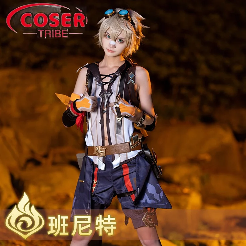 COSER TRIBE Anime Game Genshin Impact Bennett Halloween Carnival Role Play Costume Complete Set
COSER TRIBE Anime Game Genshin Impact Bennett Halloween Carnival Role Play Costume Complete Set