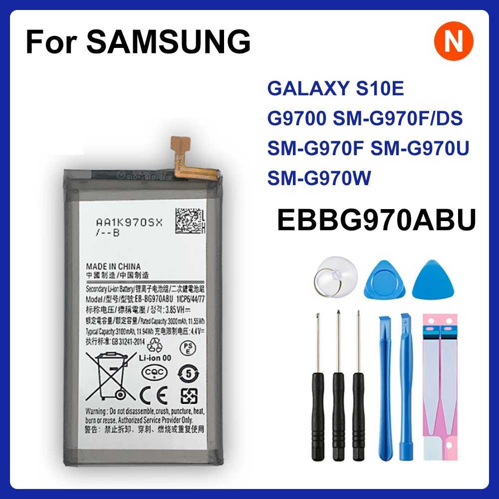 

Оригинальный телефон SAMSUNG 3100 мАч, аккумулятор для Samsung Galaxy S10E S10 E G9700