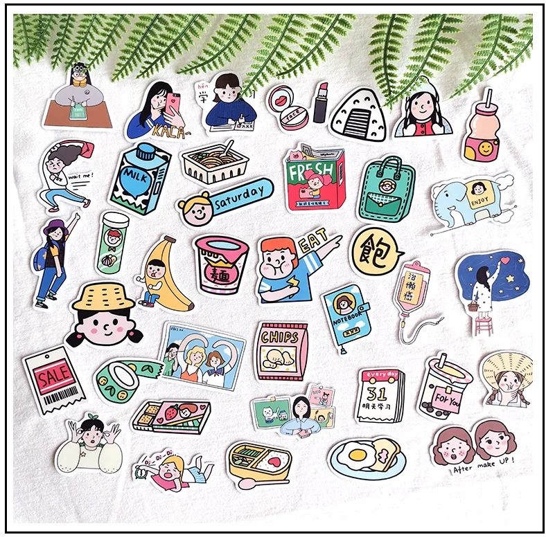 39 шт., корейские Популярные наклейки для девочек
39 шт., корейские Популярные наклейки для девочек