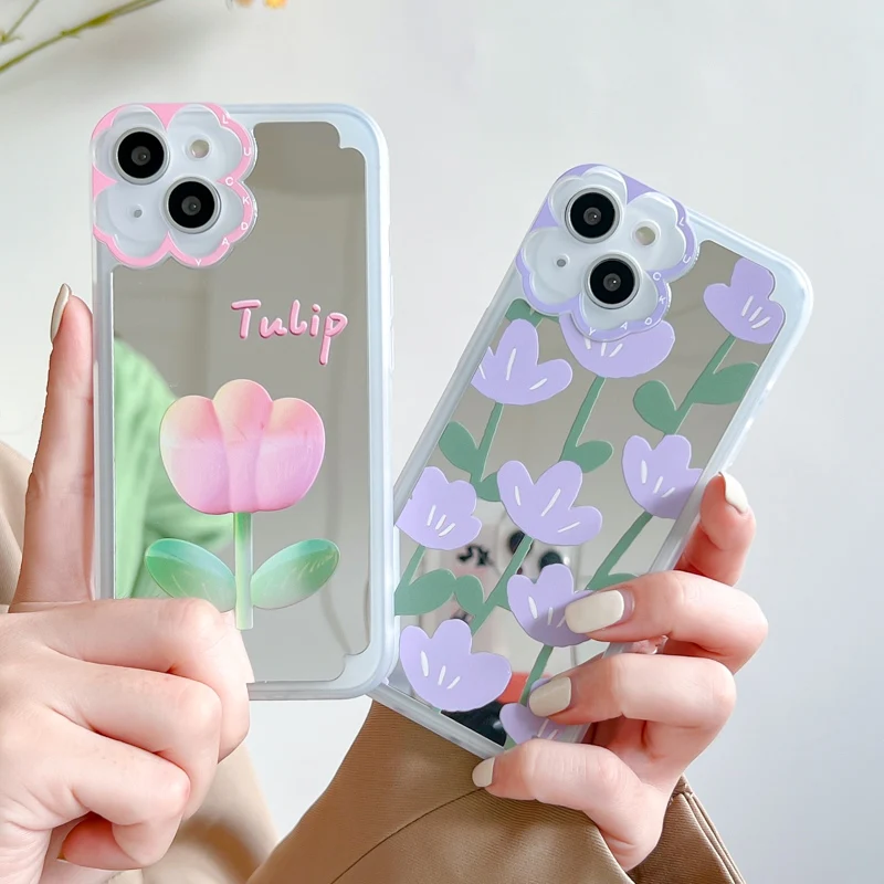 Fashion Flower Makeup Mirror Phone Case for iPhone 11 12 13 mini pro XS MAX 8 7 Plus X XR Cover
Fashion Flower Makeup Mirror Phone Case for iPhone 11 12 13 mini pro XS MAX 8 7 Plus X XR Cover