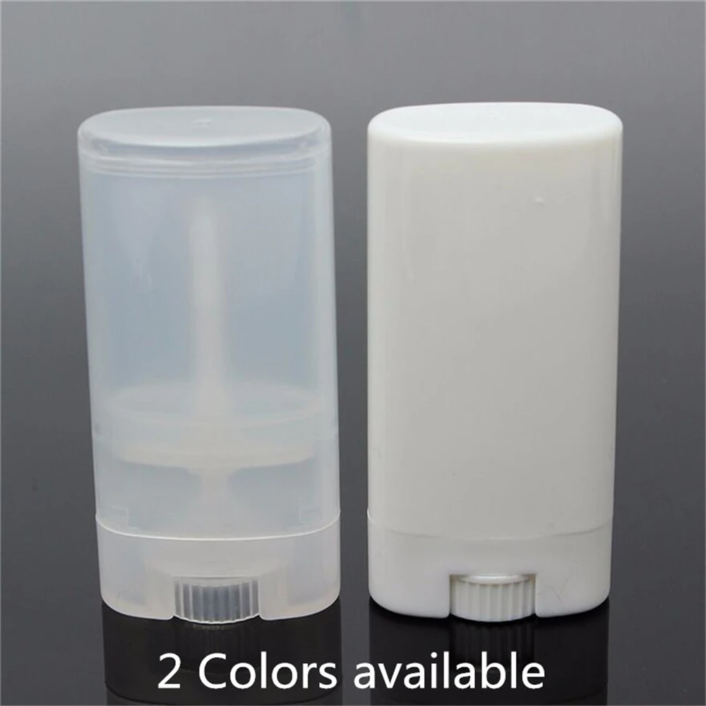 

New 10pcs 20ml Balm Tube Lip Gloss Lipstick Tubes Empty Perfume Deodorant Containers Plastic Refillable Bottle Makeup Container