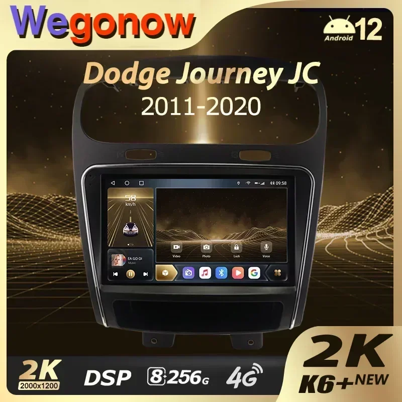 Ownice K6 + 2K для Dodge Journey JC 2011-2020 Автомобильный радиоприемник Мультимедийный