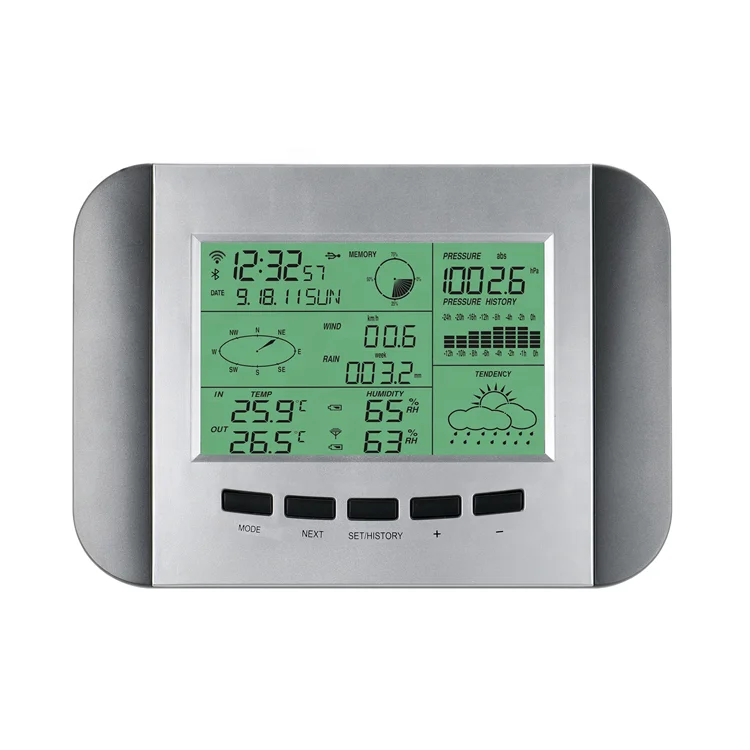 Best Sales Home Weather Station Outdoor indoor weather station clock with multi sensor
Best Sales Home Weather Station Outdoor indoor weather station clock with multi sensor